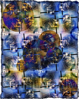 Bubbles - abstract piece