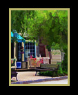 A digital watercolor of Main Street, Chester, NJ thumbnail