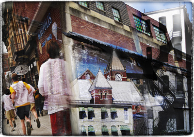 Montage of downtown Morgantown,WV
